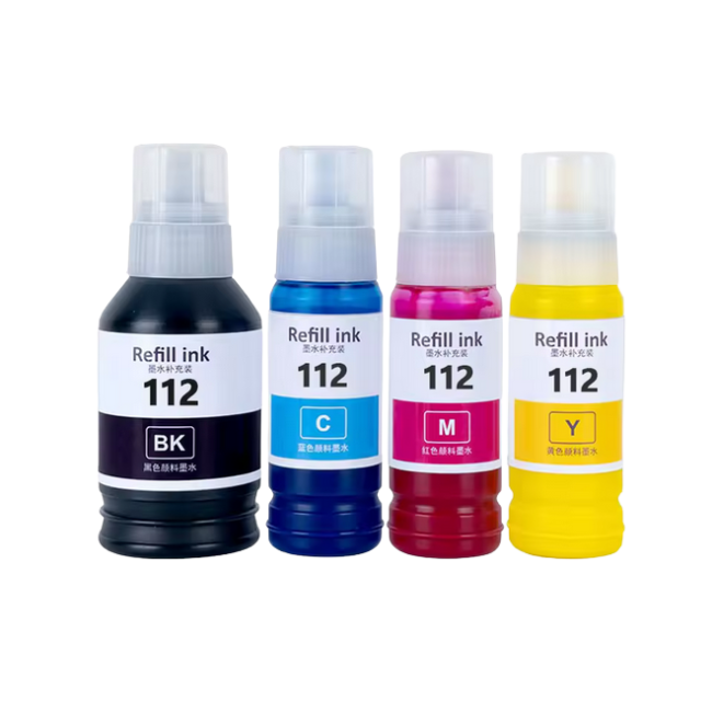 Zestaw tuszy INQ T112 CMYK do drukarek Epson L6490 / L6550 / L6570 - zamiennik